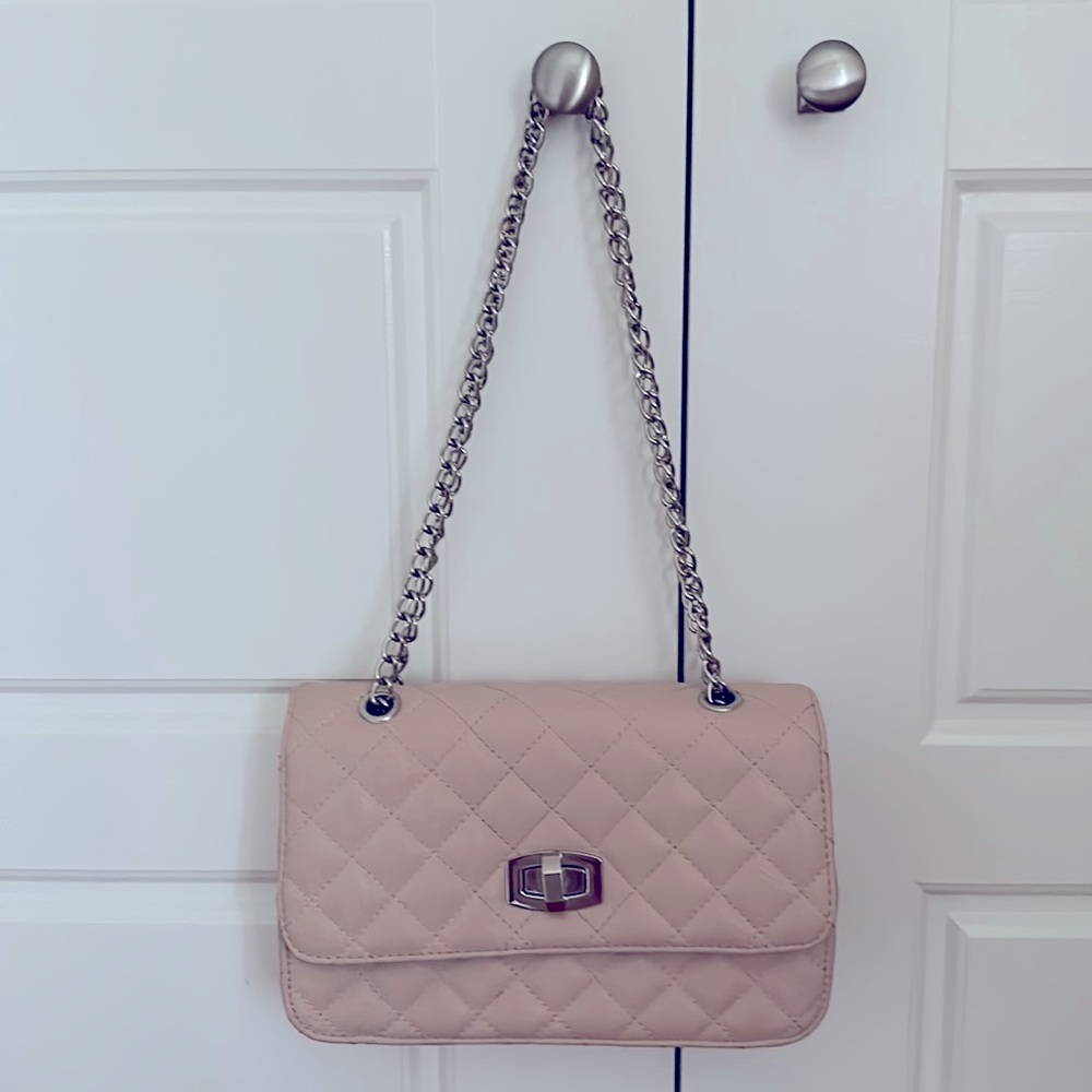 Express Faux Leather Shoulder Bag